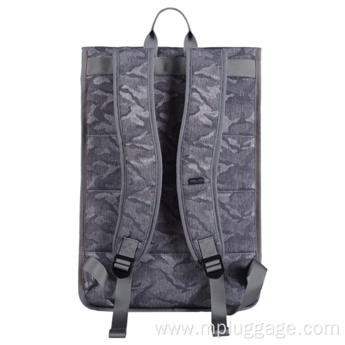 Camo Clamshell Type Casual Laptop Backpack Customization